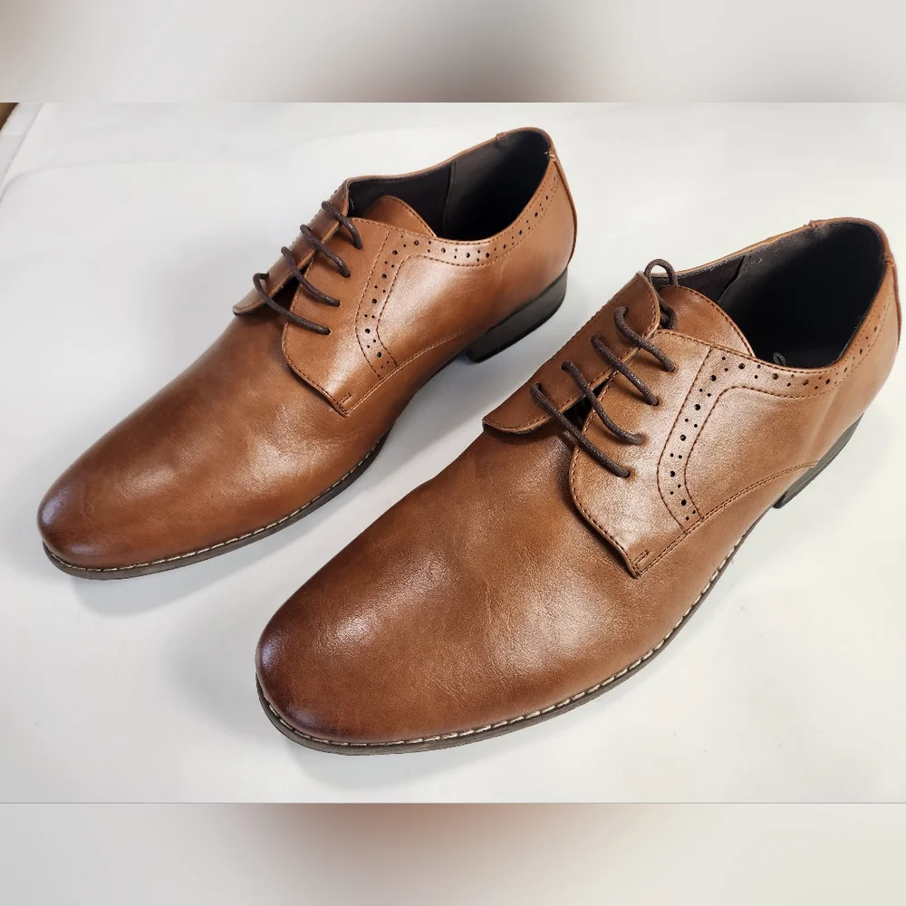 JOUSEN Milan Men's Oxford Plain Toe Career Office Dress Shoes Size 14